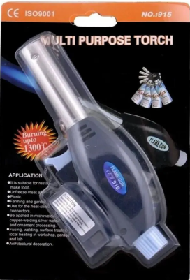 Газовая горелка до 1300 градусов Multi Purpose Torch 915, насадка для газов бал Газовая горелка до 1300 градусов Multi Purpose Torch 915, насадка для газов бал